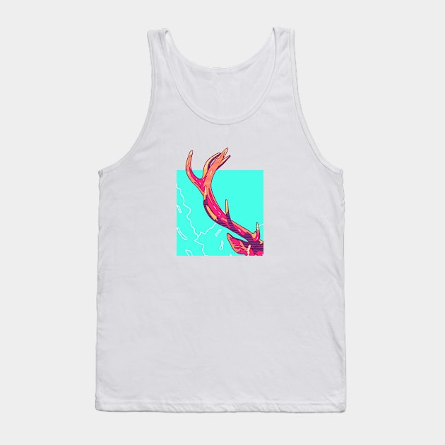 Deer Antlers Tank Top by Danny Afy